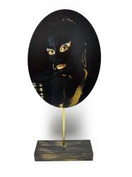 Zenci Kadın Ayaklı Oval Tablo 5 HK0018