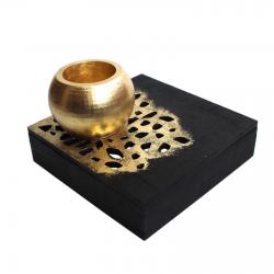 Class Concrete 2-Ahşap Ayak Küre Beton Saksı HK1501