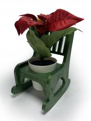 Lora Sallanan Sandalyeli Çiçeklik, Çimen Yeşili HK0215-221