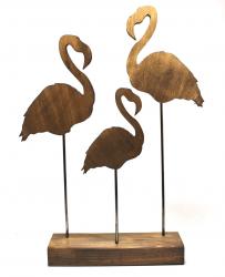 Ayaklı Üçlü Flamingo Ailesi HK0293