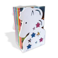 At Desenli Ahşap Kütüphane HK0143