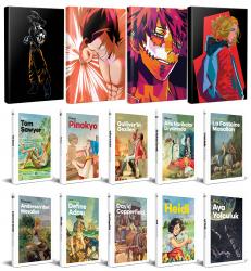 10 Dünya Çocuk Klasiği ve 4 Anime Defter -Set-3