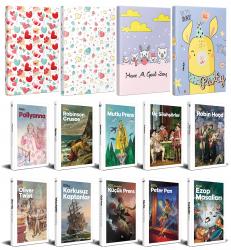 10 Dünya Çocuk Klasiği ve 4 Çizgili Defter -Set-3