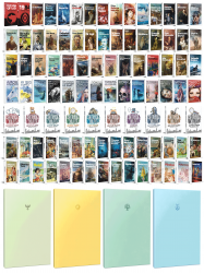 108 Dünya Klasiği ve Pastel Çizgisiz Defter Seti -2