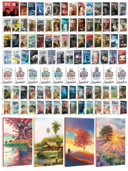 109 Dünya Klasiği ve Manzara Temalı 64 Sayfa Çizgili Defter Seti -2