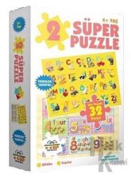 2 Süper Puzzle Alfabe Sayılar