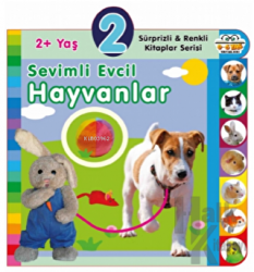 2+ Yaş Sevimli Evcil Hayvanlar (Ciltli) Sürprizli ve Renkli Kitaplar Serisi