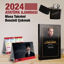 2024 Atatürk Ankara Ajanda - Masa Takvimi - Benzinli Çakmak