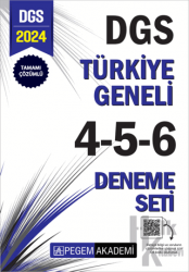 2024 DGS Tamamı Çözümlü Türkiye Geneli 4-5-6 (3'lü Deneme Seti)