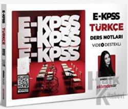 2024 E-KPSS Türkçe Video Ders Notları