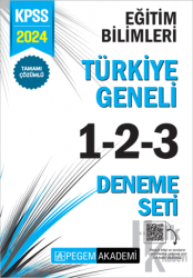 2024 KPSS Eğitim Bilimleri Tamamı Çözümlü Türkiye Geneli 1-2-3 (3'lü Deneme Seti)