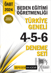 2024 KPSS ÖABT Beden Eğitimi Öğretmenliği Tamamı Çözümlü Türkiye Geneli 4-5-6 (3'lü Deneme Seti)