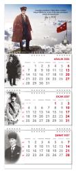 2027 Atatürk Gemici Duvar Takvimi - Sakarya