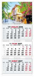 2027 Gemici Duvar Takvimi - Antalya Kaleiçi