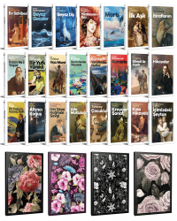23 Dünya Klasiği ve Çiçekli Çizgili Defter Seti -1