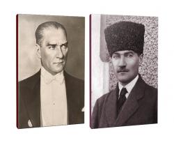 Okula Hazırlık 2li Atatürk- Çizgili Okul Defteri Seti 64 Sayfa 13,5x19,5cm -3 