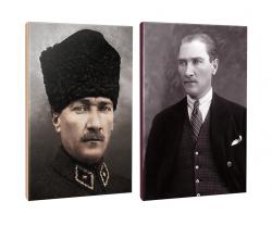 2li Atatürk- Çizgili Okul Defteri Seti 64 Sayfa 13,5x19,5cm -8 
