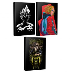 3 Defter Black Clover - Tokyo Revengers - Dragon Ball