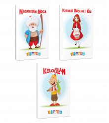 3'lü 64 Sayfa 13,5x19,5 Okul Defteri Seti 1