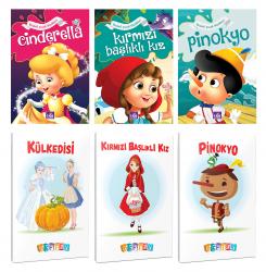 3 Renkli Dünya Masalı ve 3 Masal Karakteri Temalı 64 Sayfa 13,5x19,5 Okul Defteri Seti 1
