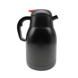 Paslanmaz Çelik Çay Termosu - Siyah - 1500 ml
