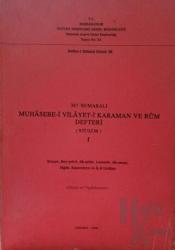 387 Numaralı Muhasebe-i Vilayet-i Karaman ve Rum Defteri (937/1530) - 1