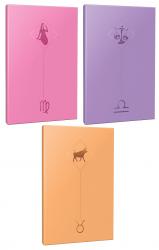 3lü Burç-Astroloji Temalı 13,5x19,5cm 64 Sayfa Çizgisiz Defter Seti -13