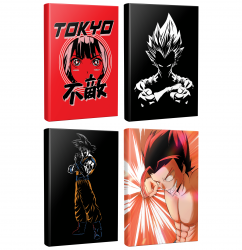 4 Defter Fearless-Dragon Ball-Punch-Goku