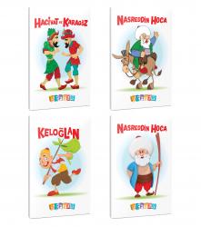 4'lü 64 Sayfa 13,5x19,5 Okul Defteri Seti 11