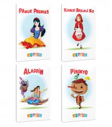 4'lü 64 Sayfa 13,5x19,5 Okul Defteri Seti 20