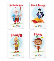 4'lü 64 Sayfa 13,5x19,5 Okul Defteri Seti 6