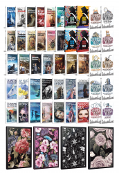 47 Dünya Klasiği ve Çiçekli Çizgili Defter Seti -1