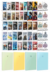 47 Dünya Klasiği ve Pastel Çizgisiz Defter Seti -2