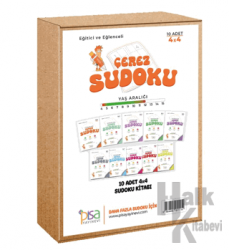 4x4 Eğitici ve Eğlenceli 10 Adet Çerez Sudoku Set
