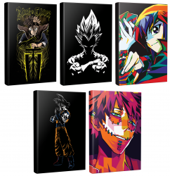 5 Defter Black Clover-Dragon Ball-Goku-Gambit-Surabaya