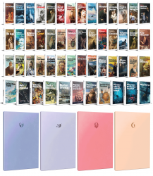 53 Dünya Klasiği ve Pastel Çizgisiz Defter Seti -1