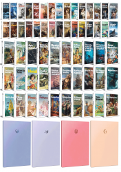 60 Dünya Klasiği ve Pastel Çizgisiz Defter Seti -1