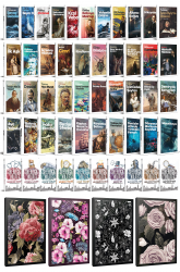 61 Dünya Klasiği ve Çiçekli Çizgili Defter Seti -1