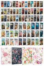 72 Dünya Klasiği ve Çiçekli Planlama Defteri Seti -2