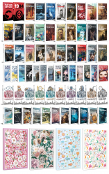 75 Dünya Klasiği ve Çiçekli Çizgili Defter Seti -2