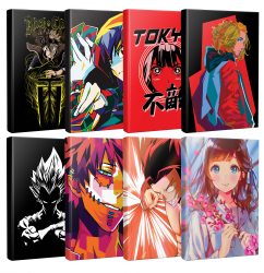 8 Defter Black Clover-Gambit-Fearless-Tokyo Revengers-Goku-Surabaya-Punch-Cherry Blossom