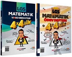 8. Sınıf LGS Matematik 4 4 lük Video Ders Kitabı + Ödev Defteri