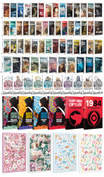 80 Dünya Klasiği ve Çiçekli Çizgili Defter Seti -2