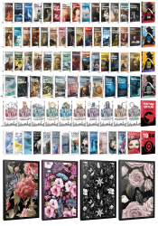 94 Dünya Klasiği ve Çiçekli Çizgili Defter Seti -1