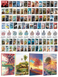 99 Dünya Klasiği ve Manzara Temalı 64 Sayfa Çizgili Defter Seti -2