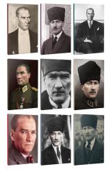 9lu Atatürk- Çizgili Defter Seti 64 Sayfa 13,5x19,5cm -2 