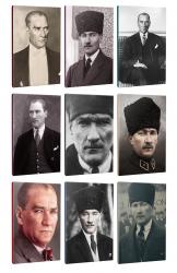 Okula Hazırlık 9lu Atatürk- Çizgili Okul Defteri Seti 64 Sayfa 13,5x19,5cm -5 
