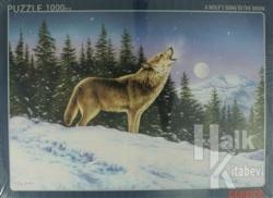 A Wolf's Song to the Moon Puzzle (1000 Parça)