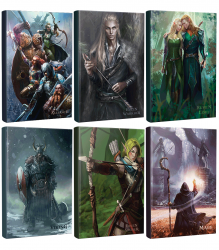 Altılı Fantastik Defter Seti - Elven Warrior - Elven Love - Viking - Elven Archer - Mage - Alliance