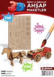 At Arabası Ahşap Maket HK1028